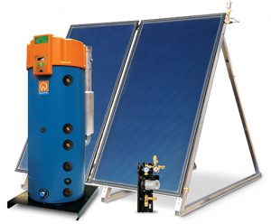 Commercial solar water heater panels